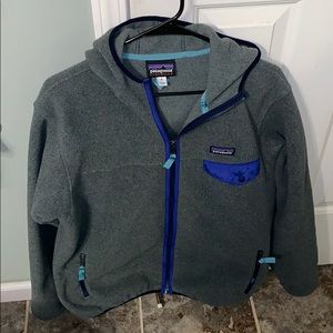Patagonia Synchilla Zip Jacket - Gray/Blue - Sz M
